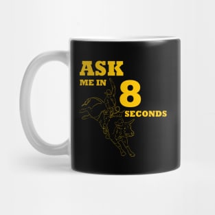 Bull Riding Cowboy Mug